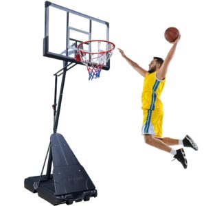 Spalding 44” In-Ground Adjustable Outdoor Basketball System