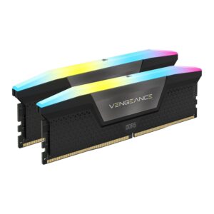 vengeance ddr5 led 64gb black 6000mhz – rgb high performance gaming memory ram