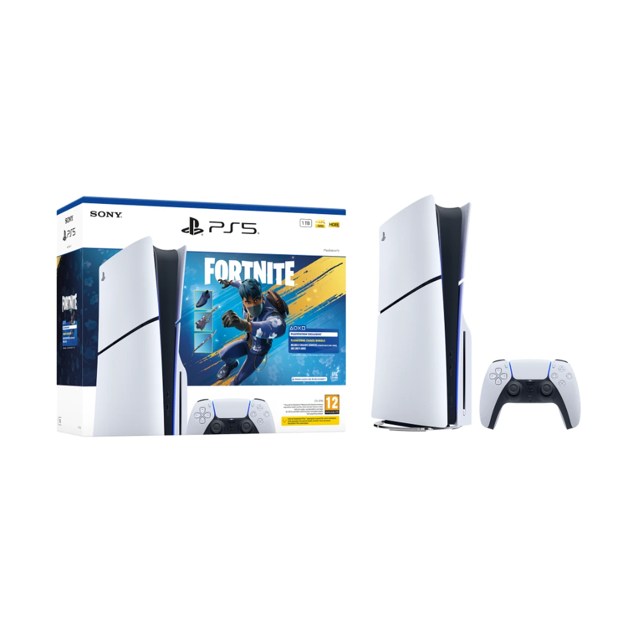 PlayStation 5 – 1TB Console | Fortnite: Flowering Chaos Bundle (White)