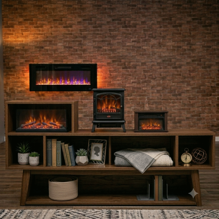 electric fireplaces reserve room