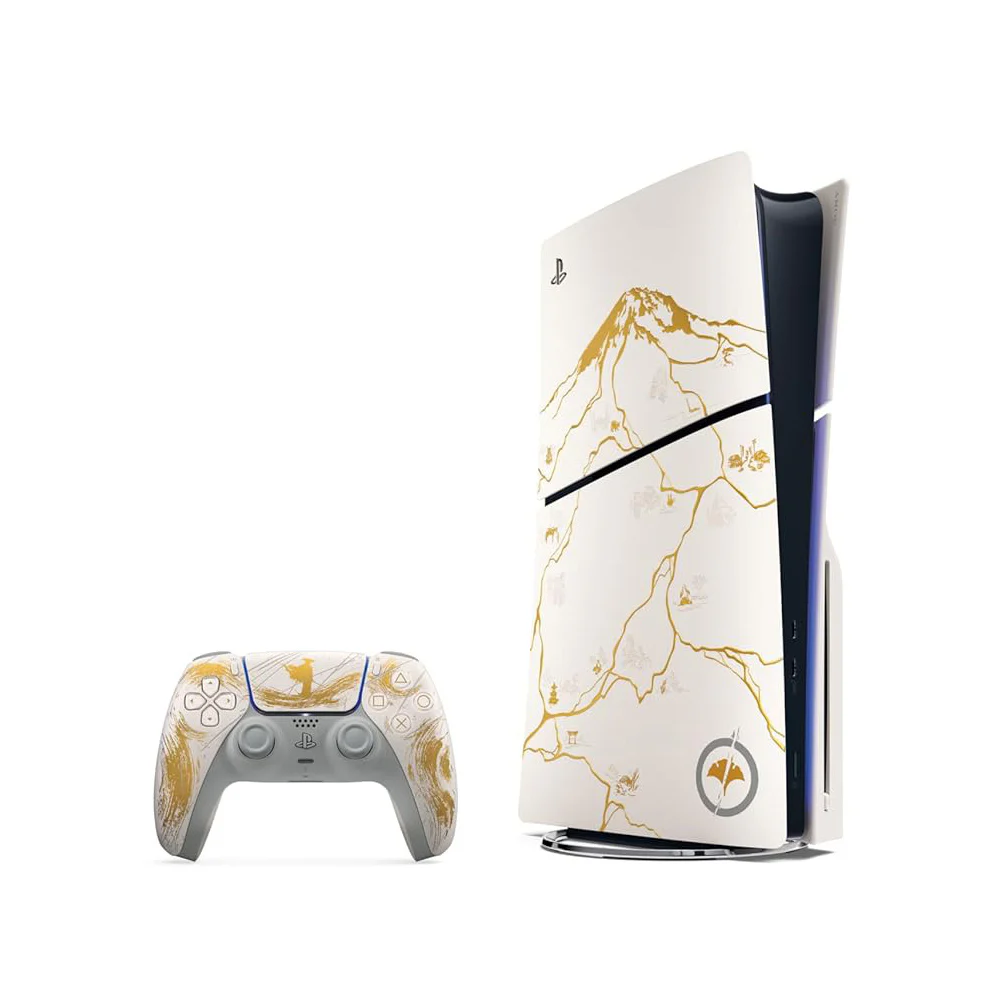 PlayStation 5 Console – Ghost of Yotei Gold Limited Edition Bundle